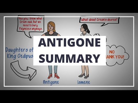 ANTIGONE BY SOPHOCLES - ANIMATED PLAY SUMMARY