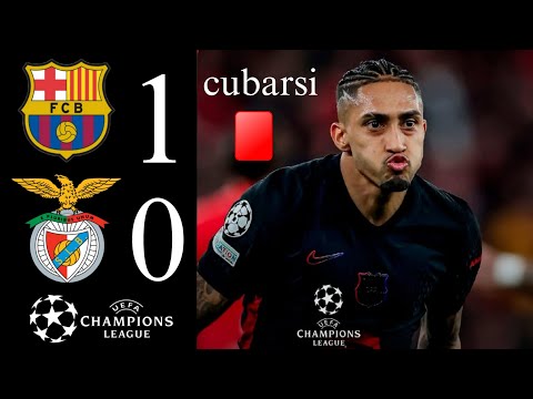 🔴 Benfica Vs Barcelona 0-1 EXTENDED HIGHLIGHTS  | Champions League 2025