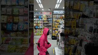 Pink Soldier's Shopping #squidgame #pinksoldier #cosplay #squidgamemask #fyb