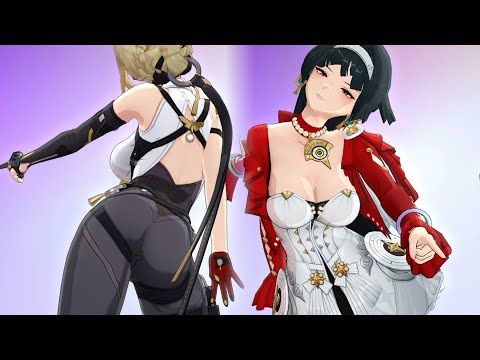 [Zenless Zone Zero MMD - MilkShake ]  絕區零 - 伊芙琳 Evelyn Chevalier/耀嘉音 Astra Yao