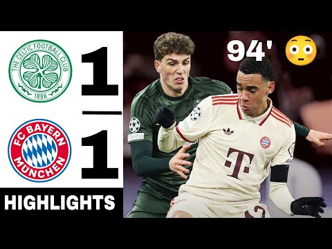 FC Bayern Munich vs Celtic 1-1 | Alphonso Davies Goal | Champions League  HIGHLIGHTS