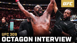 Jon Jones Octagon Interview | UFC 309