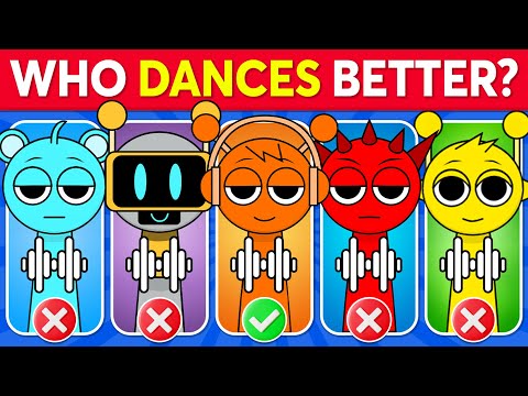 Who DANCES Better? 💃🎶 INCREDIBOX SPRUNKI Edition 😎Simon💛Oren🐯Pinki🌸Wenda💀Gray🐱