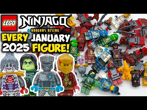 EVERY January 2025 Ninjago Dragons Rising Minifigure REVIEWED!