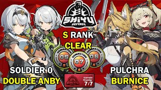 Soldier 0 Double Anby & Pulchra x Burnice | Shiyu Defence 5-6-7 S Clear | Zenless Zone Zero ZZZ 1.6