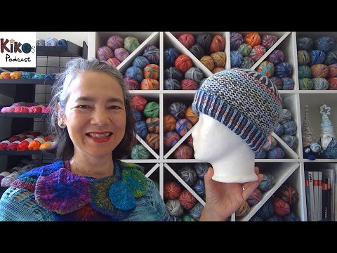 Kiko's Knitting Podcast #190 - Honeycomb Brioche Hat