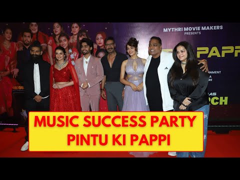 Ajay Devgan, Ganesh Acharya & Other At The Grand Launch & Music Success Party Of Pintu Ki Pappi