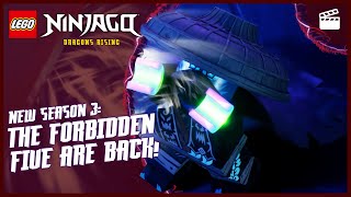 🚨NEW Season 3 Story Trailer! 👀 | The Forbidden Five Are Back!💥 | LEGO NINJAGO®: Dragons Rising