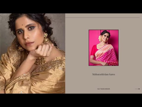 Maharashtrian saree collection Sai Tamhankar | sai tamhankar|Maharashtrachi HasyaJatra |Sony Marathi