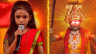 Palayathamma Nee Pasavilakku Song by #Nasreen 🔥❤️‍🔥 | Bhakthi Thiruvizha | Super Singer Junior 10