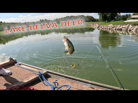 Bass Fishing at Lake Belva Deer- Iowa Fishing