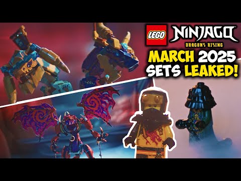 March 2025 Ninjago Sets LEAKED! Thunderfang Dragon of Chaos & Arc Dragon of Focus! + New Minifigures