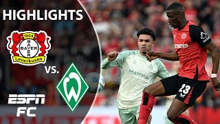 🚨 UNEXPECTED FINISH 🚨 Bayer Leverkusen vs. Werder Bremen | Bundesliga Highlights | ESPN FC