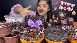 BIRTHDAY SPECIAL 🎉💕 CHOCOLATE CAKE 🎂 CHOCOLATE DONUTS 🍩 CHOCO LAVA CAKE, PASTRIES, CHOCO BOMBS💣