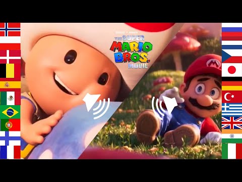 Mario Meets Toad – Super Mario Movie Scene in Multilanguage