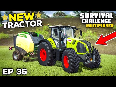 WHICH TRACTOR DID WE REPLACE? | Farming Simulator 25 - Survival Challenge | Episode 36