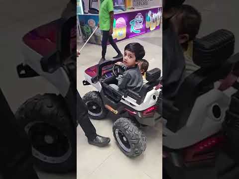 Enjoying a fun ride at Magnum Mall