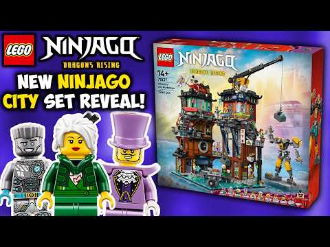 Ninjago City Workshops New 2025 Set REVEALED! 🤯 Casual Harumi, Dorama, Twitchy Tim, & More!