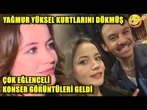 YAĞMUR YÜKSEL KURTLARINI DÖKMÜŞ ÇOK EĞLENCELİ KONSER GÖRÜNTÜLERİ GELDİ