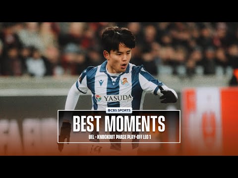 Kubo's Sociedad STUNNER | Ajax scoring BANGERS | UEL Best Moments Knockout Phase Play-offs Leg 1👀🔥