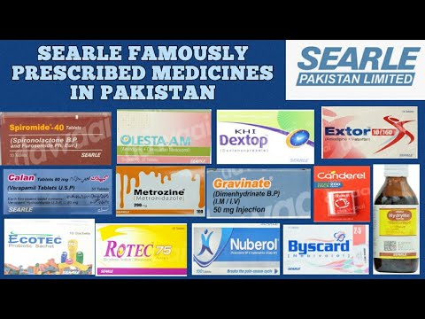 Searle Pharma Medicines in Pakistan | Dr Ahmed Bukhari