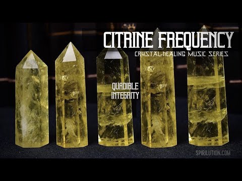 (Crystal Healing Music) ★Citrine Crystal Healing Frequency ★ The Prosperity Stone