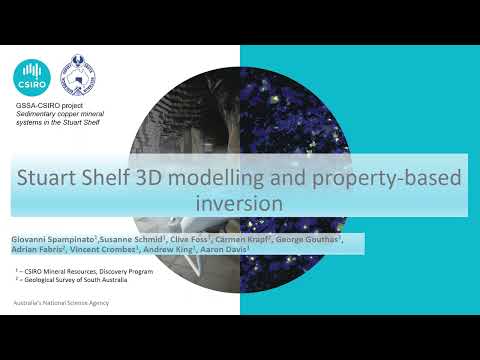 Stuart Shelf 3D modelling and property-based inversion