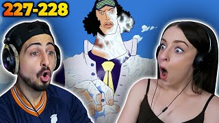 ADMIRAL AOKIJI IS A BEAST!! *ONE PIECE* Episodes 227-228 REACTION!