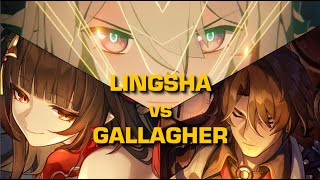 E0S0 Linghsa vs E6S0 Gallagher SAME GEAR Firefly Team Showcase x Kafka | Star Rail Creator Server