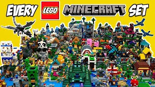 I Built EVERY LEGO Minecraft Set EVER Made...