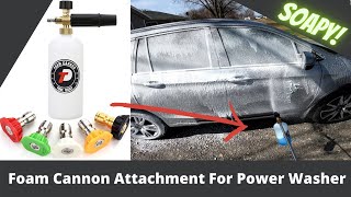 Amazon Foam Cannon Review - Tool Daily Soap Dispenser For Power Washer