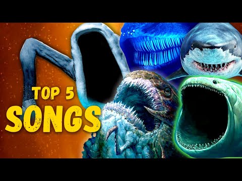 TOP 5 SEA MONSTERS SONGS | SEA EATER, JULIA BEAST, EL GRAN MAJA, BLOOP, MEGALODON | MORS