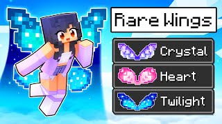 Minecraft BUT There Are RARE Wings!