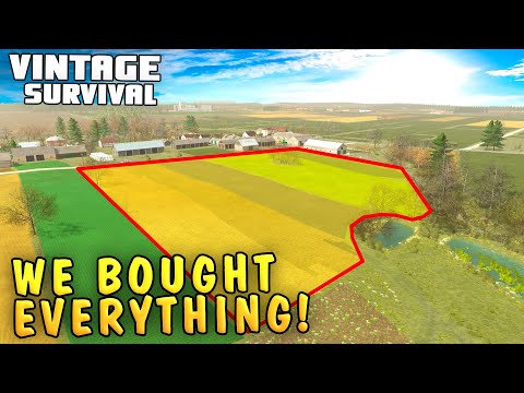 WE'VE BOUGHT EVERYTHING!  - Vintage Survival Farming Simulator 22 | Episode 36