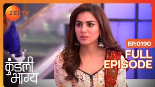 Karan मिला Tapsi से | Kundali Bhagya | Full Ep 190 | Zee TV | 4 Apr 2018