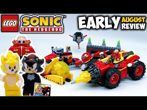 Super Sonic vs. Egg Drillster EARLY Review! LEGO Sonic the Hedgehog Set 76999