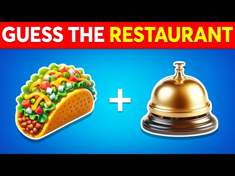 Guess The Fast Food Restaurant and Food By Emoji? | Emoji Quiz