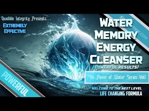 (Water Cleansing Music) ★Water Memory and Energy Cleanser ★ 1111Hz