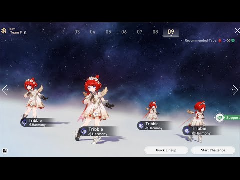 4 TRIBBIE Duplicate Team Showcase Deleting All Weekly Boss | Honkai Star Rail