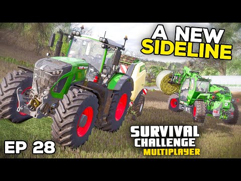 A NEW SIDELINE | Farming Simulator 25 - Survival Challenge | Episode 28