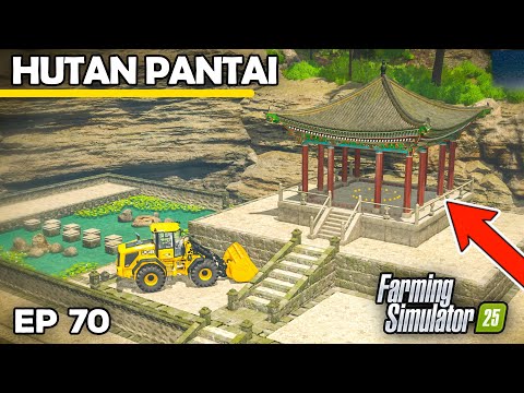 THE TEMPLE IS FINALLY TAKING SHAPE! | Farming Simulator 25 - Hutan Pantai | Episode 70