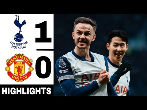 ⚪ Tottenham vs Manchester United 1-0  | Premier League Highlights & Goals 2025