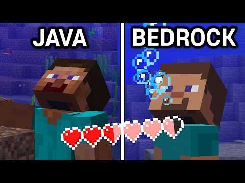 250 Java vs Bedrock Differences