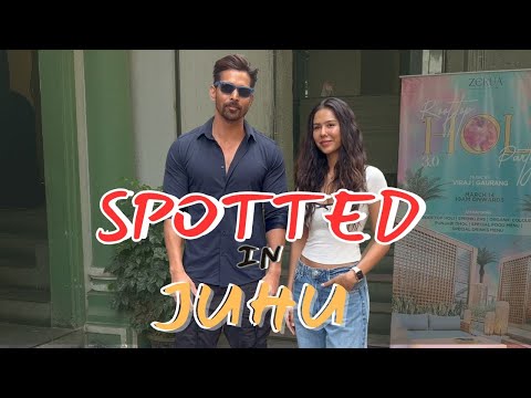 Harshvardhan Rane & Sonam Bajwa Spotted At Juhu