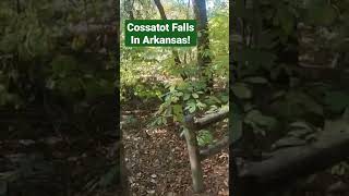 Cossatot Falls in Arkansas! #shorts #travel #waterfall #arkansas #fall #rocks #tourism